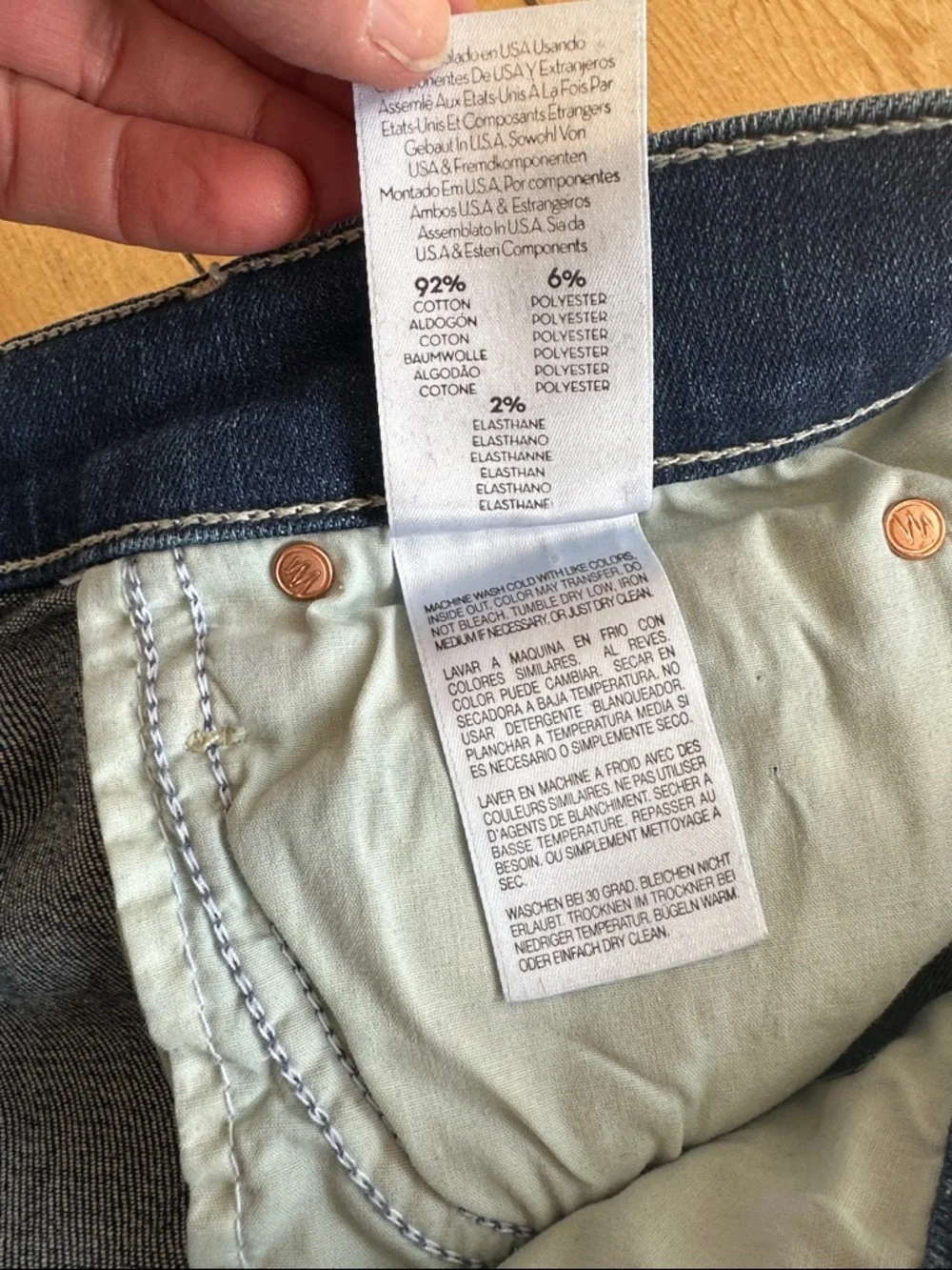 MOTHER High Waisted Rascal Slit Flip - Picture 9 of 13